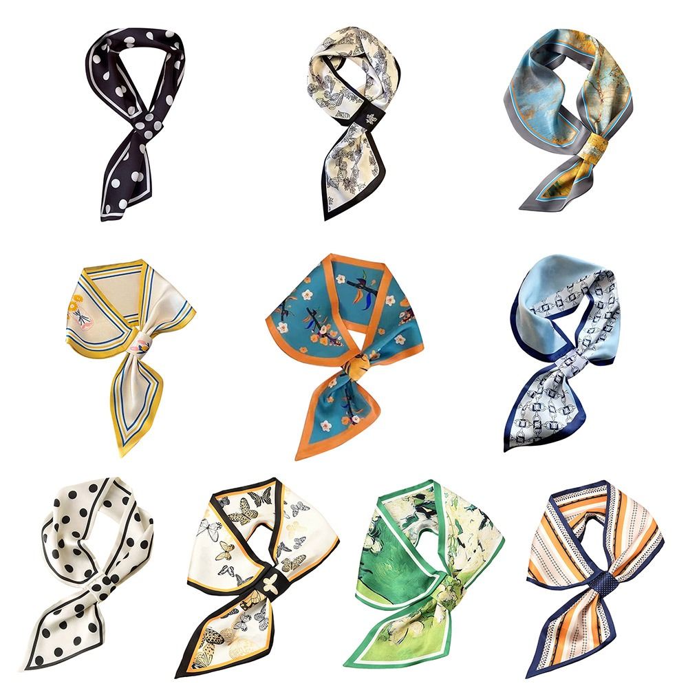 Fashion Sunscreen Silk Scarf S - Silk Neck Scarf 评论和价格
