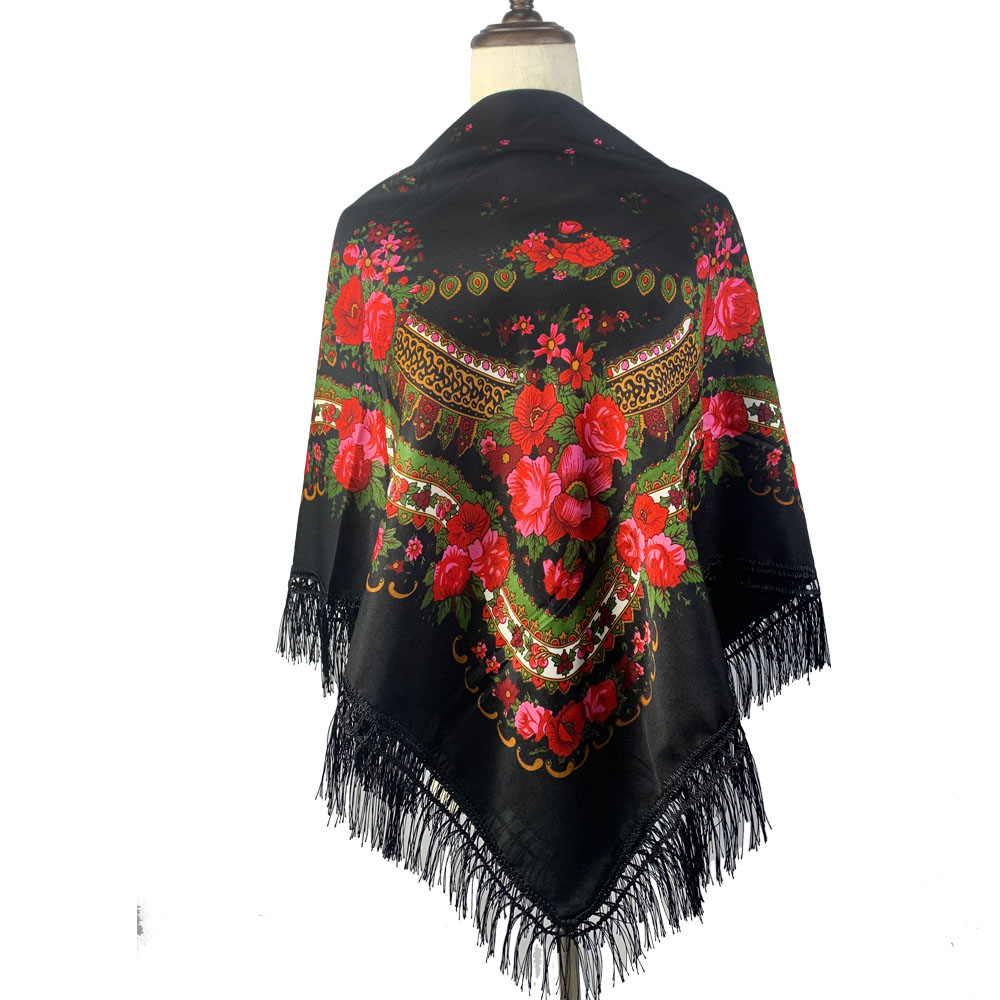 120*120cm Retro Floral Printed - Bandana Cotton 评论和价格