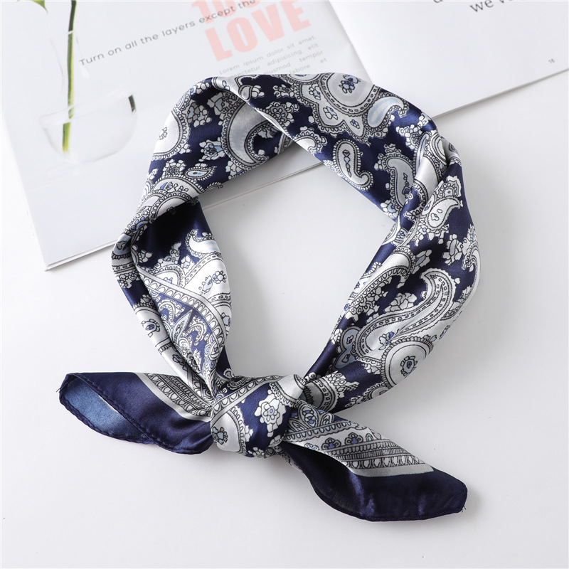 60cm Luxury Square Silk Scarf  - Silk Neck Scarf 评论和价格